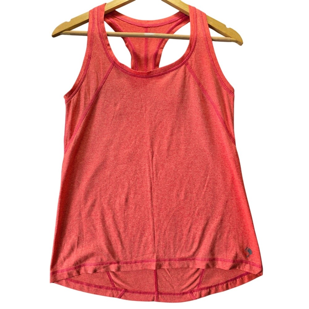 Black Diamond Womens Size M‎ Orange Heathered Flowy Racerback Athletic Tank Top